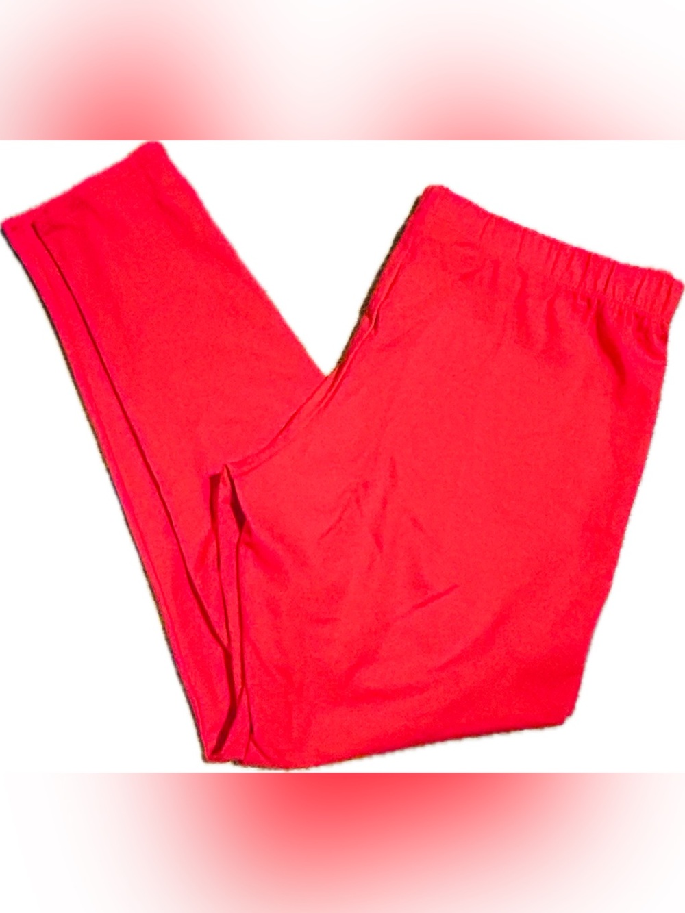 Like New No Boundaries Girls XL 15-17 Red Leggings